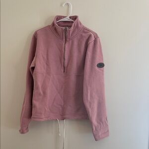The Black Dog Pink Quarter-Zip Sweatshirt